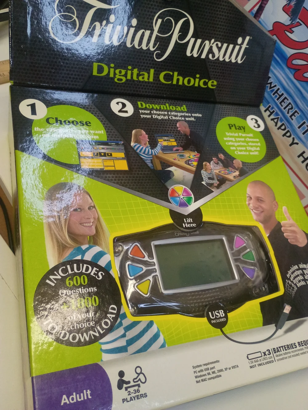 Trivial Pursuit Digital-Choice Board Game By Parker Brothers